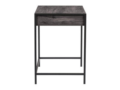 dark grey and black Desk with Storage Rayne Collection product image by CorLiving#color_dark-grey-and-black