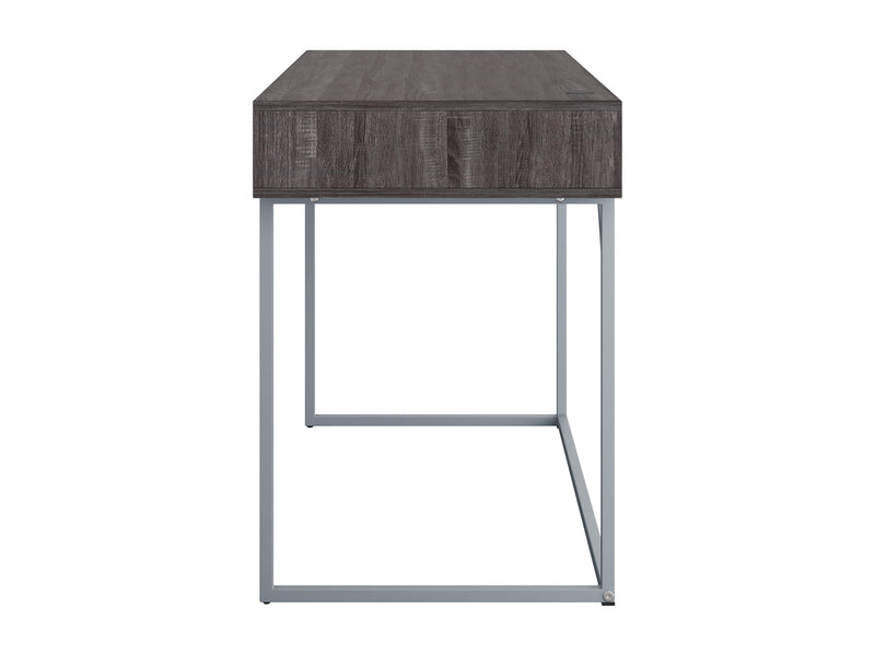grey Modern Computer Desk Marley Collection product image by CorLiving