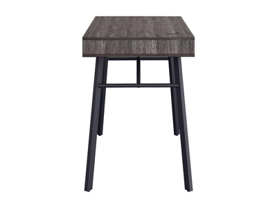 grey Natural Wood Desk Auston Collection product image by CorLiving#color_grey