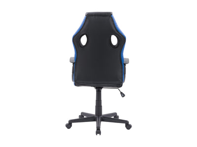 black and blue Gaming Chair with Wheels Mad Dog Collection product image by CorLiving#color_black-and-blue