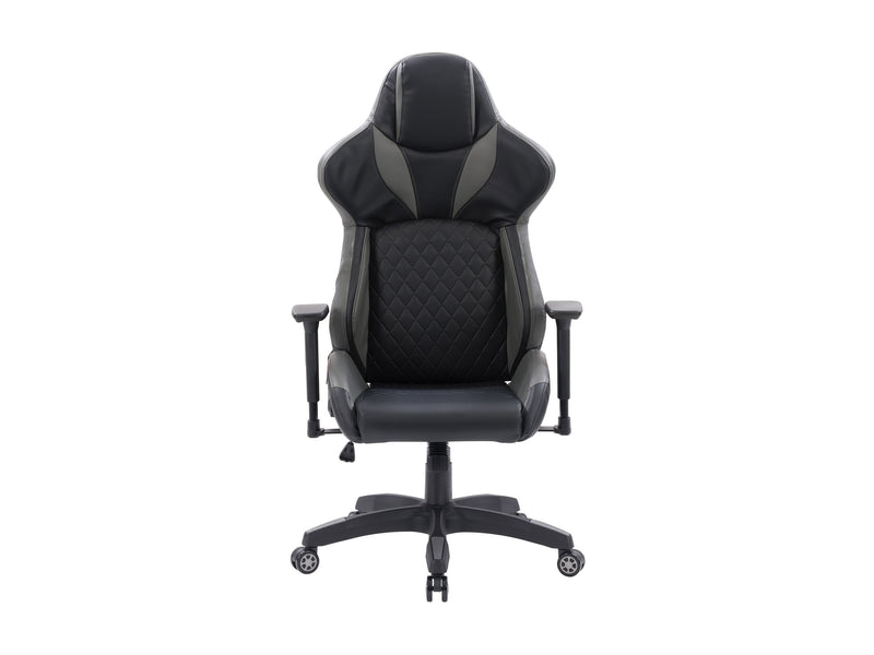 black and grey Gaming Reclining Chair Nightshade Collection product image by CorLiving