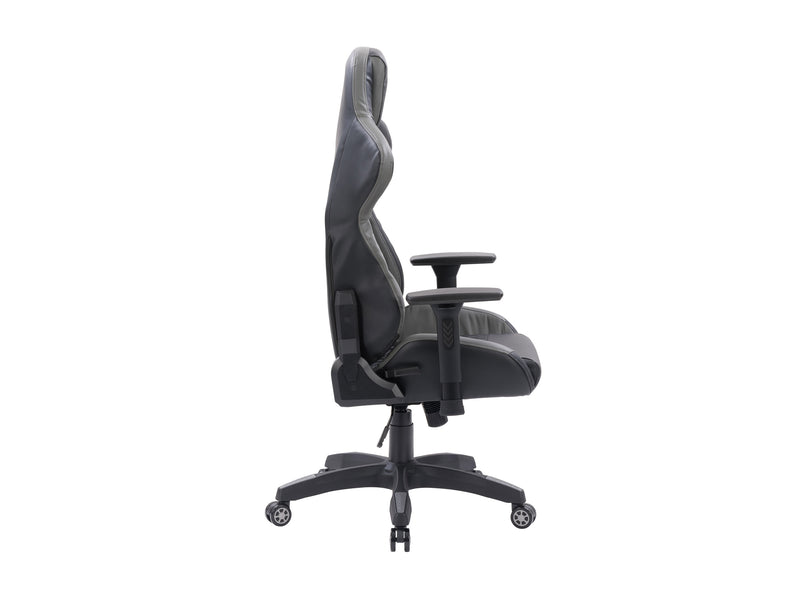 black and grey Gaming Reclining Chair Nightshade Collection product image by CorLiving