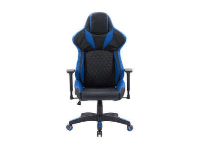 black and blue Gaming Reclining Chair Nightshade Collection product image by CorLiving#color_black-and-blue