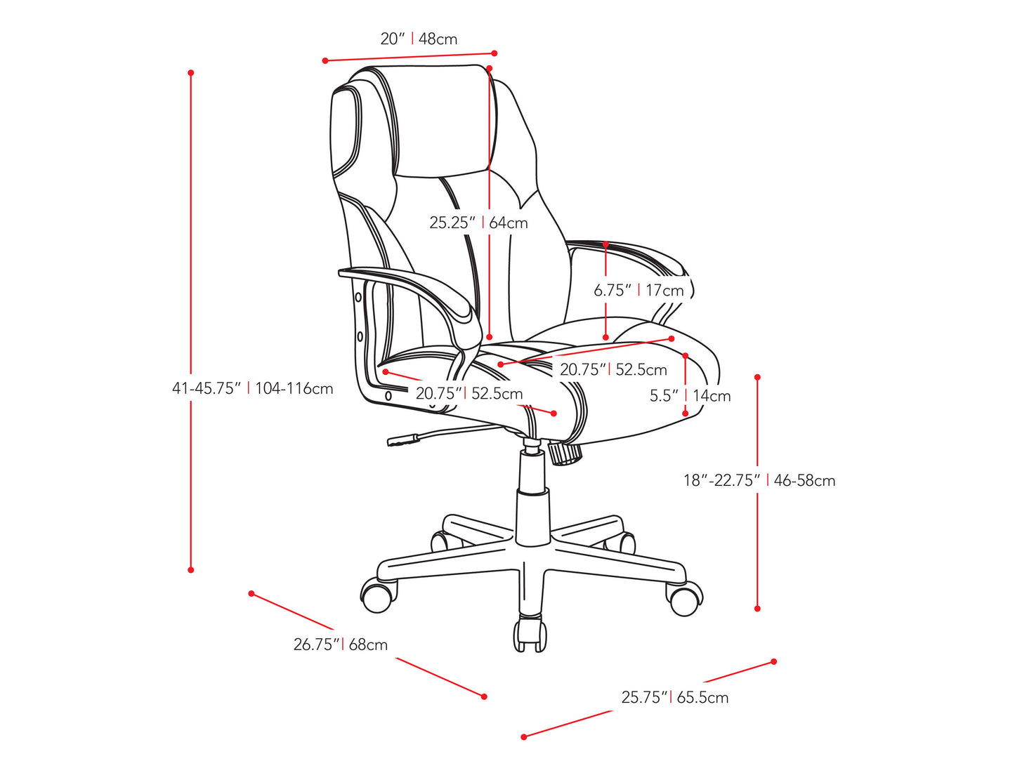 Ergonomic black office chair with mesh backrest, cushioned seat, adjustable armrests, and five-wheel base for mobility.