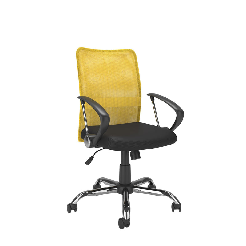 yellow Fabric Office Chair Harper Collection product image by CorLiving