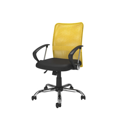 yellow Fabric Office Chair Harper Collection product image by CorLiving#color_yellow