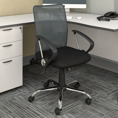 dark grey Fabric Office Chair Harper Collection lifestyle scene by CorLiving#color_dark-grey