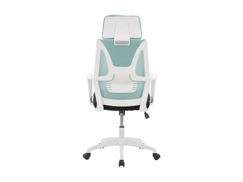 teal and black High Back Office Chair Ashton Collection product image by CorLiving