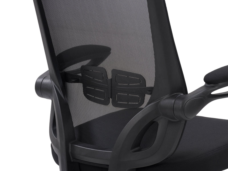 black Mesh Office Chair Riley Collection detail image by CorLiving