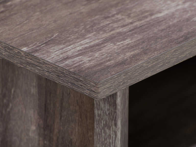 brown Desk with Drawers Kingston Collection detail image by CorLiving