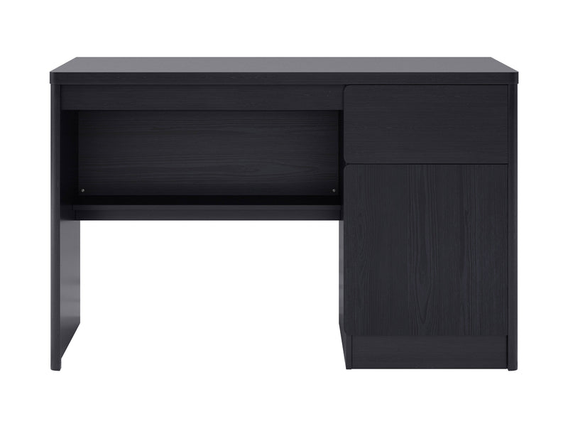 black brown Desk with Cabinet Kingston Collection product image by CorLiving