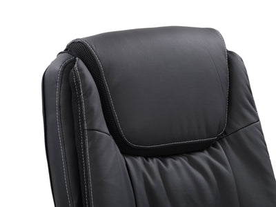 black Office Chair Carson Collection detail image by CorLiving#color_black