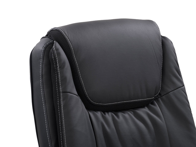 black Office Chair Carson Collection detail image by CorLiving