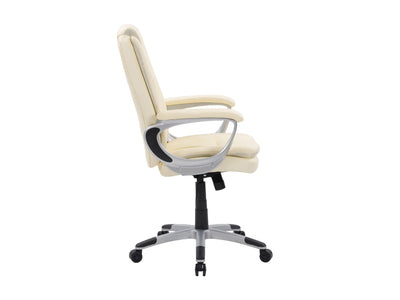 Cream Office Chair Carson Collection product image by CorLiving#color_cream