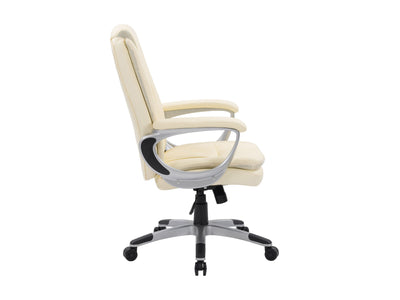 Cream Office Chair Carson Collection product image by CorLiving#color_cream