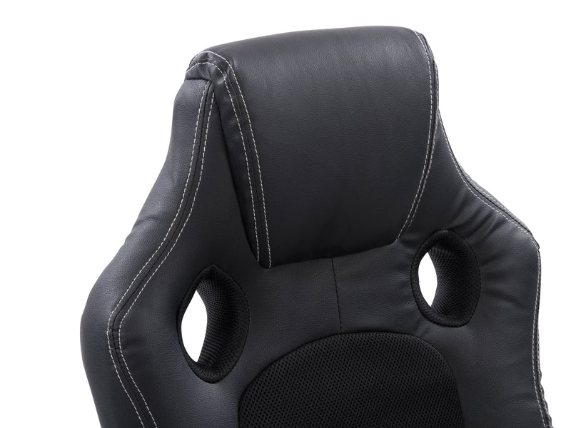 black Reclining Gaming Chair Slayer Collection detail image by CorLiving