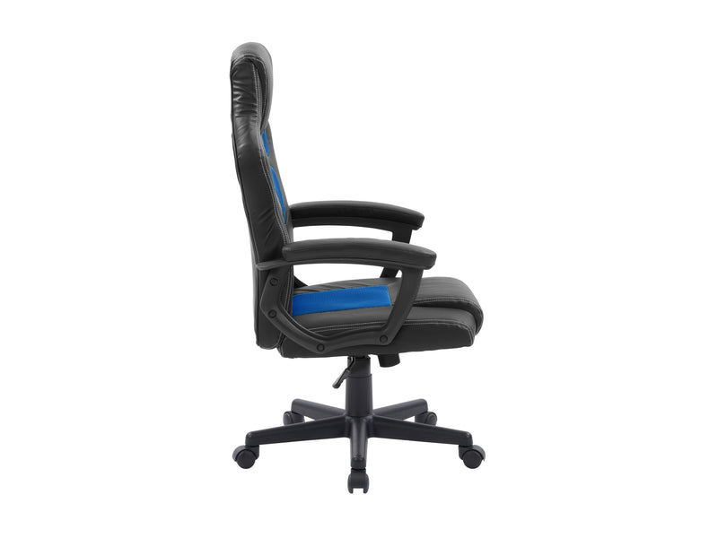 blue and black Reclining Gaming Chair Slayer Collection product image by CorLiving