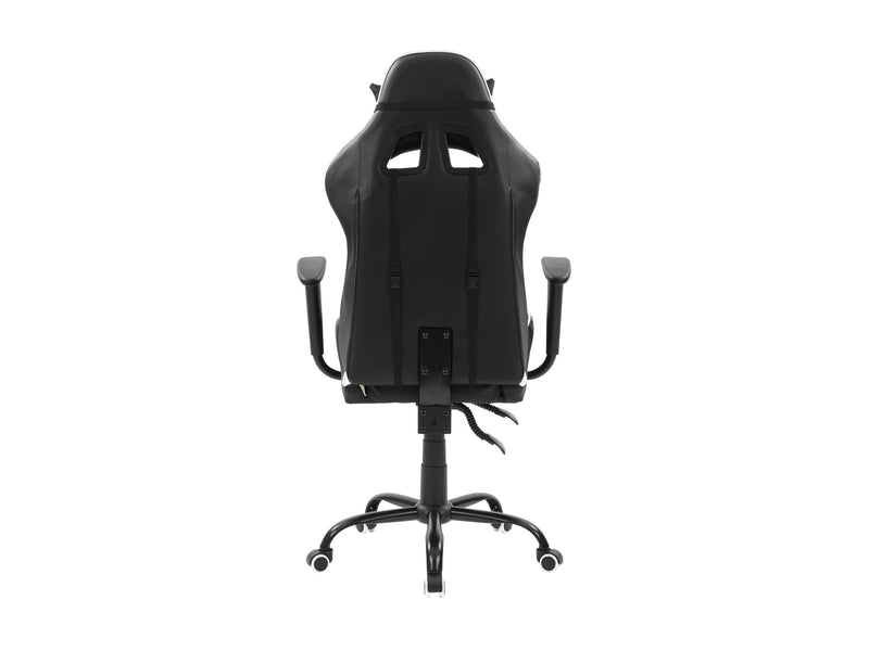 white and black Recliner Gaming Chair Predator Collection product image by CorLiving