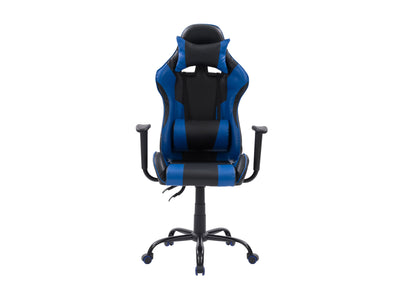 blue and black Recliner Gaming Chair Predator Collection product image by CorLiving#color_blue-and-black