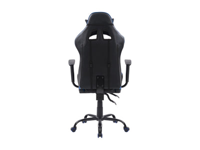 blue and black Recliner Gaming Chair Predator Collection product image by CorLiving#color_blue-and-black