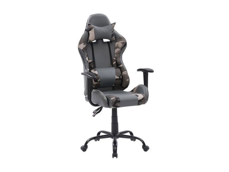 grey and camo Recliner Gaming Chair Predator Collection product image by CorLiving