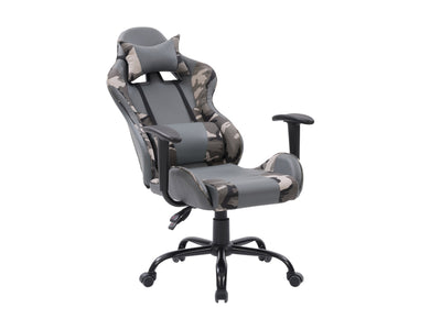 grey and camo Recliner Gaming Chair Predator Collection product image by CorLiving#color_grey-and-camo