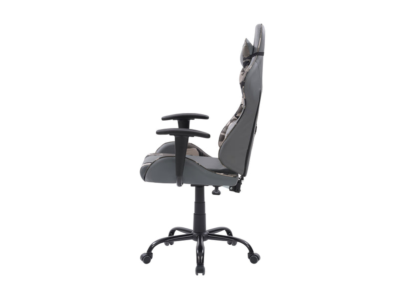 grey and camo Recliner Gaming Chair Predator Collection product image by CorLiving